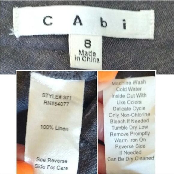 Cabi Black Crushed Velvet High Waist Wide Leg Pull On Flare Pants Medium - Picture 13 of 13